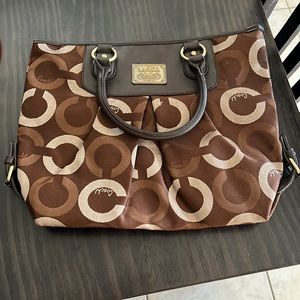 Perfect condition brown Coach tote purse